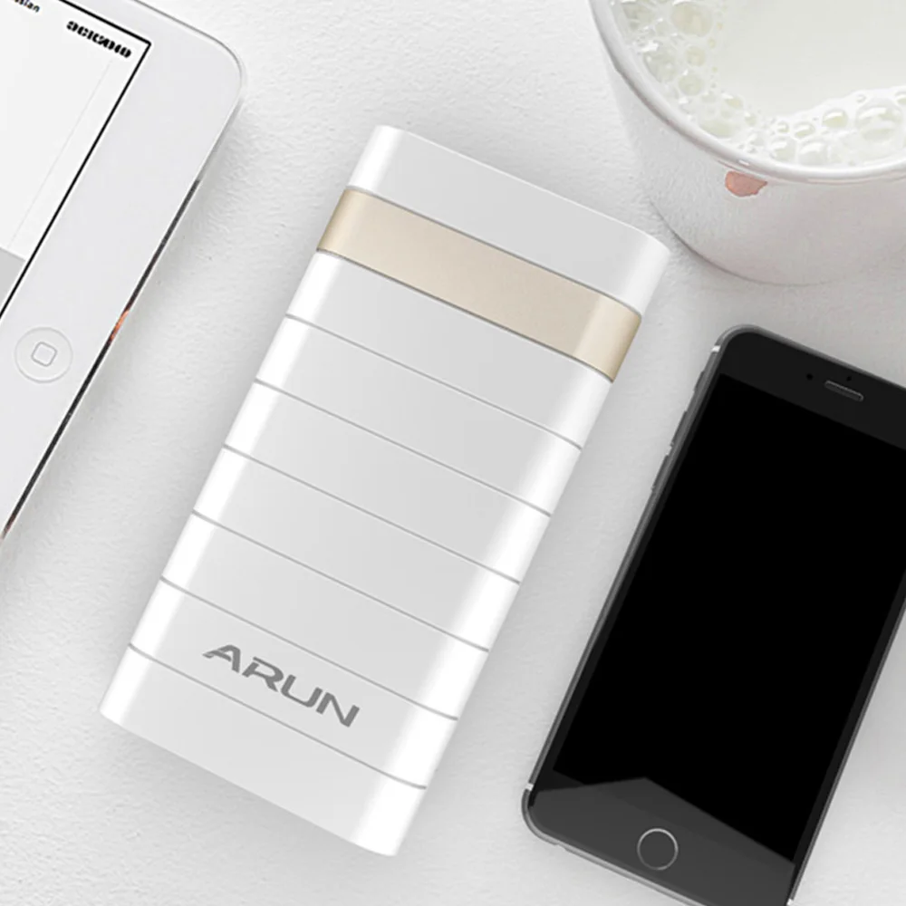 ARUN 20000mah Power Bank Fast Charge Portable External Battery pack powerbank Batteries for Xiaomi phone Samsung Smart Phone | Мобильные