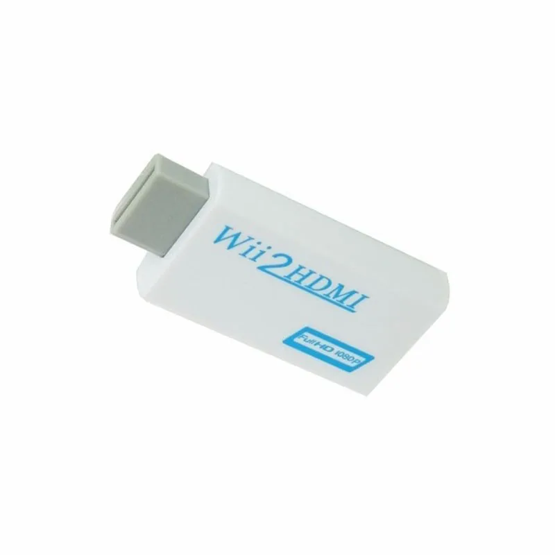 Larryjoe Full HD HDMI 1080P Converter Adapter With 3.5mm Stereo Audio Jack Output for Wii 2 Connector White | Электроника