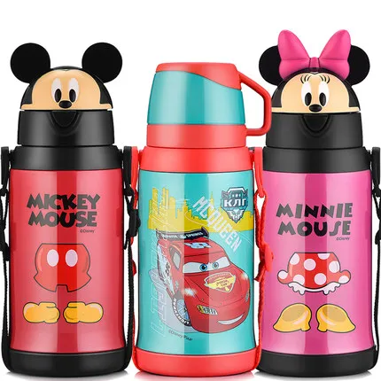 Утепленные чашки диснеевские 3D Минни Микки Маус мультяшное Кормление Удобная