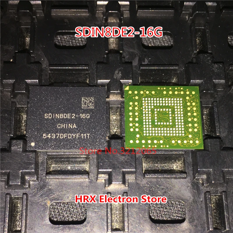 100% Новый оригинальный SDIN8DE2-16G BGA EMMC SDIN8DE2 16G (1-10 шт.) | Обустройство дома