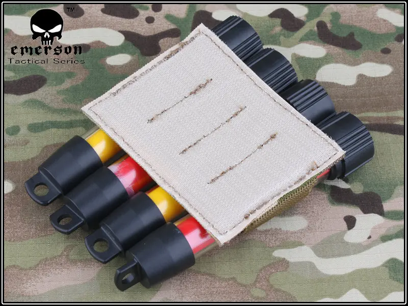 EmersonGear тактическая электронная нейлоновая светящаяся палочка, сумка B Mole, военная сумка, Мультикам, черная EM6061