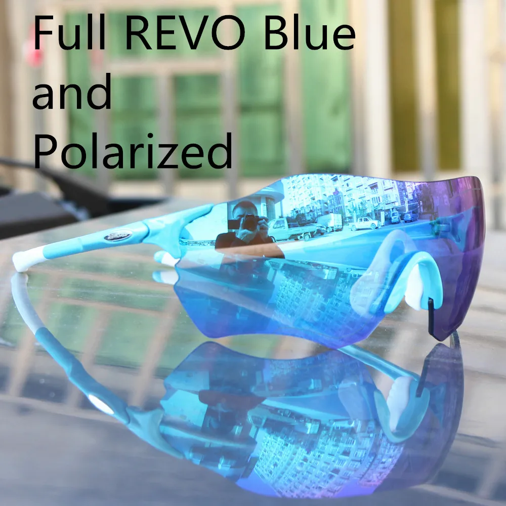 17 polarized lens Evzero полноцветные линзы поляризованные TR90 спортивные очки мужские MTB горная дорога велосипедные очки солнцезащитные очки для бега рыбалки - Цвет: 17 polarized lens