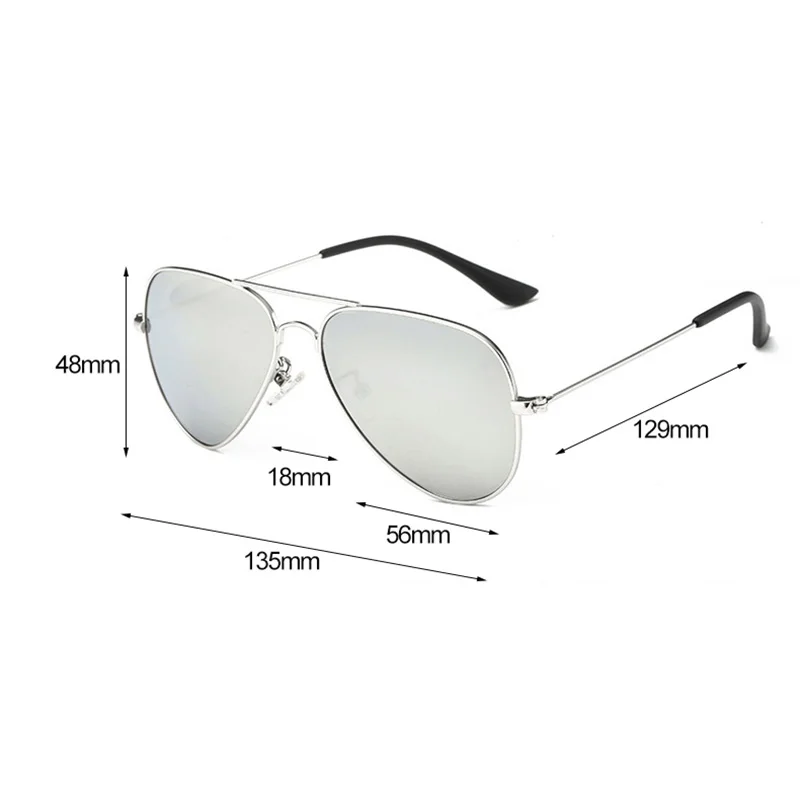 Cubojue детские солнцезащитные очки авиации поляризованные зеркальные для