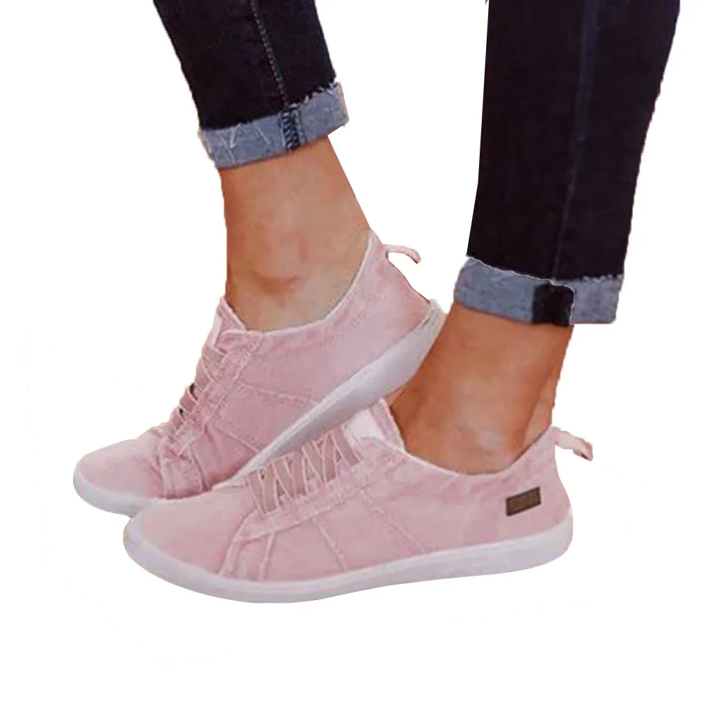 Кеды SAGACE женские с круглым носком классические парусиновые туфли на шнуровке