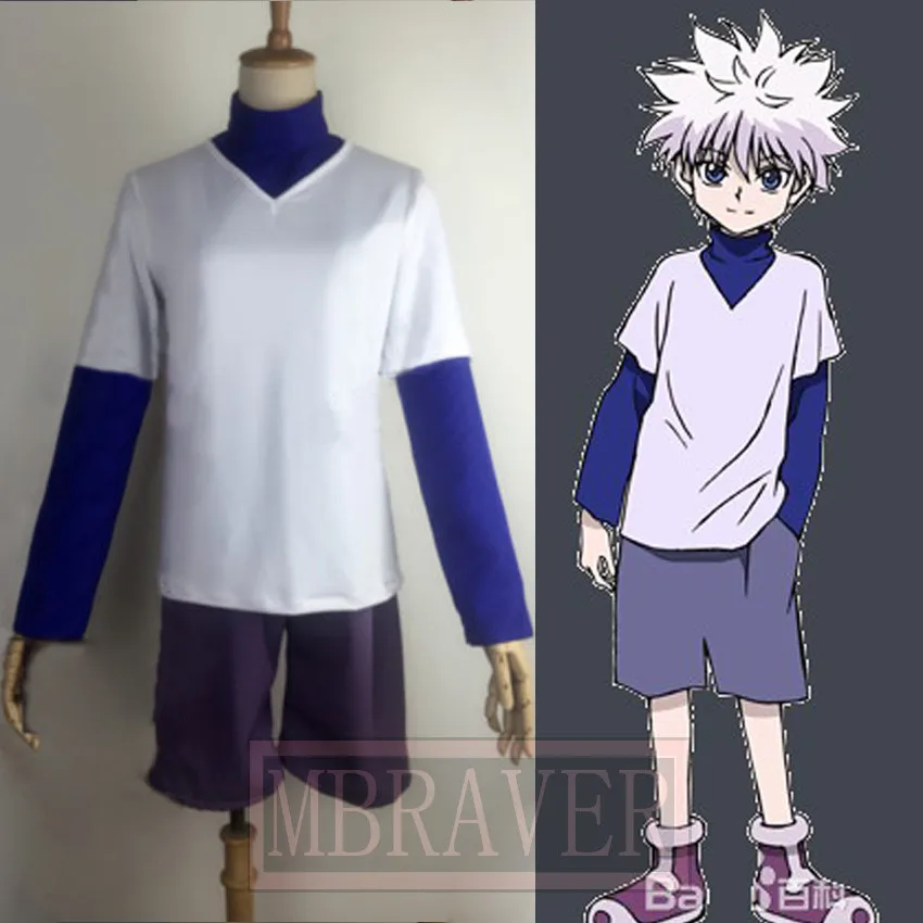 Охотник х Охотник косплей Killua Zoldyck Косплей Костюм