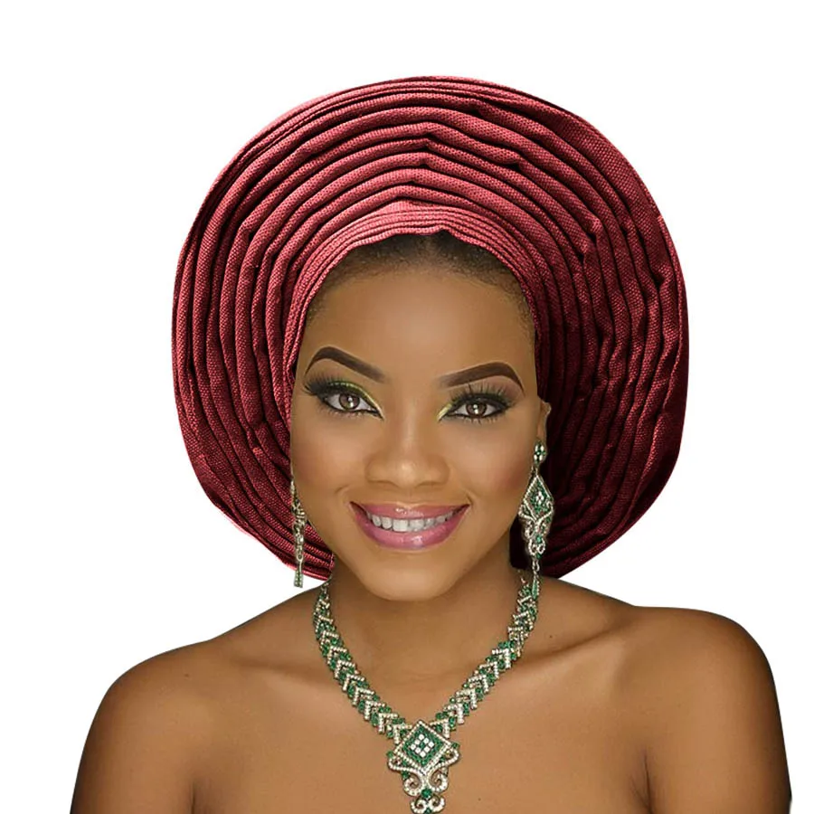 Aso oke gele традиционная африканская головная повязка aso ebi для вечеринки Черная