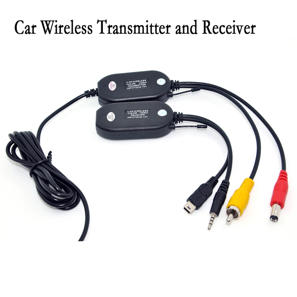 2 4 ГГц Беспроводная камера видео передатчик и приемник для автомобиля заднего