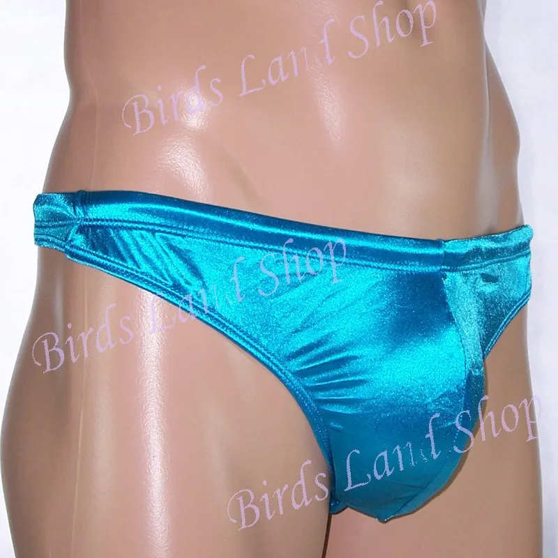 Мужские блестящие атласные вязаные мужские стринги G840Y для плавания с подкладкой