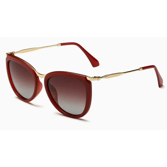 Luxury Personality Spectacles Fashion Polarized Women's Glasses Metal Legs Points Woman New Lunette De Soleil Femme X568 | Аксессуары