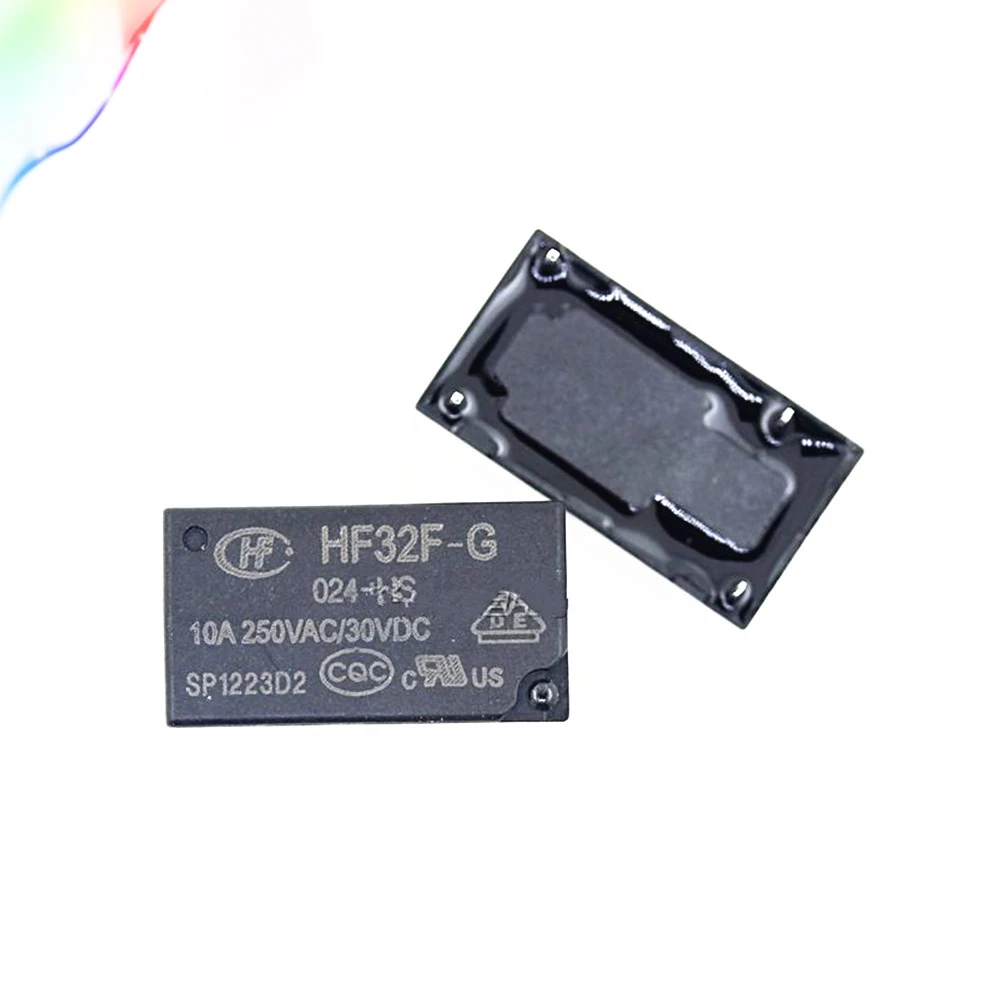 5 шт. 5 В, 12 В, 24 В постоянного тока, Мощность реле HF32F-G JZC-32F-005-HS JZC-32F-012-HS JZC-32F-024-HS 10A 250VAC 4PIN
