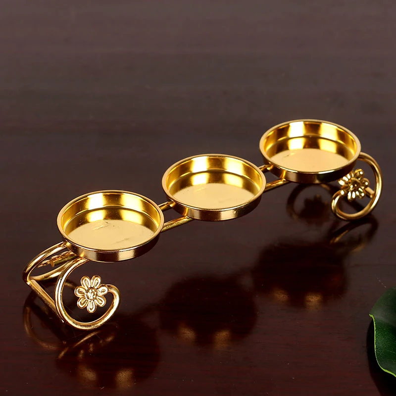 Сплав одного уровня масла Лампа-подсвечник в комплекте 3 свечи Диаметр меньше чем