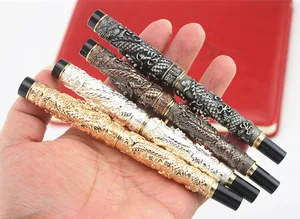 Шариковая ручка JINHAO OLD gray TWO DRAGON PLAY, с жемчужинами, 5 видов цветов