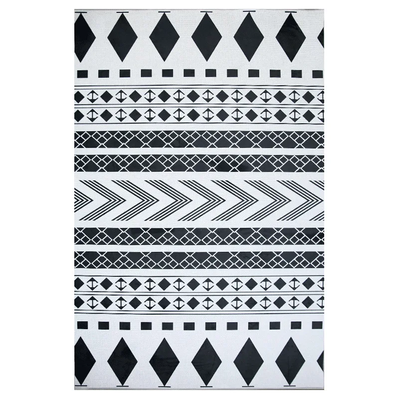 Ins Hot Fashion Carpets For Living Room Bedroom Kid Room Rugs Home Carpet Nordic Style Delicate Floor Mat Anti-Slip Area Rugs - Цвет: C
