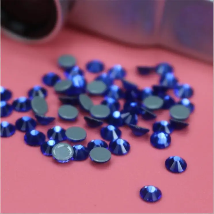 PEACE sapphire & AB Горячая фиксация Стразы покрытие Цвет Кристалл Стекло SS3 SS30 железо на