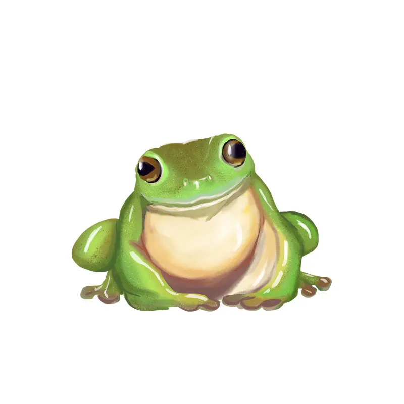 YOJA милая зеленая наклейка-лягушка переключатель декора гостиной спальни стены