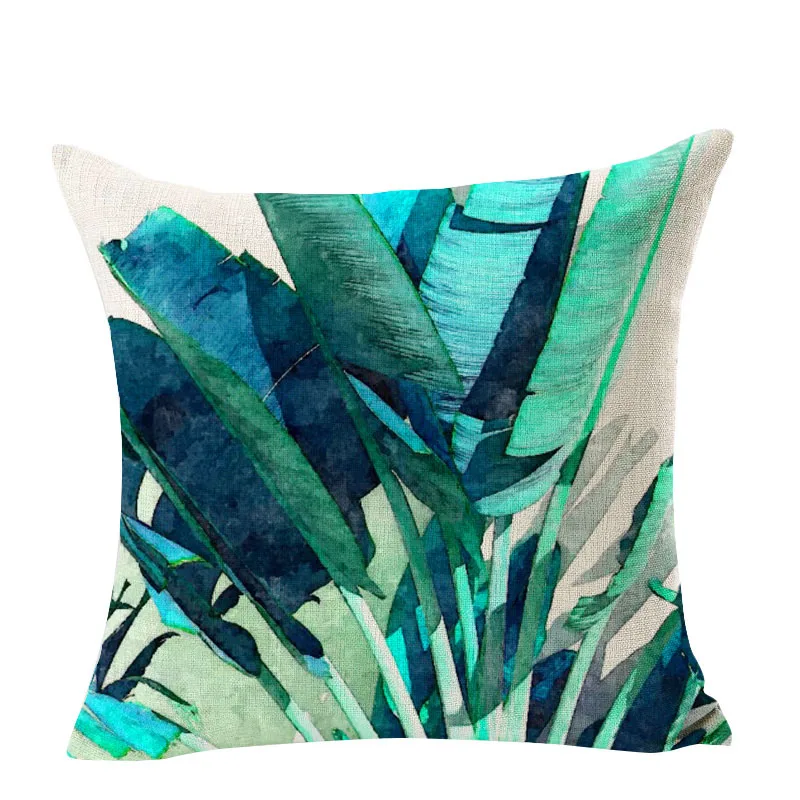 Растения узоры наволочка свежий дизайн декоративное хлопковое белье Чехлы для