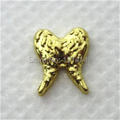 Лидер продаж 20 шт. золотые подвески в виде крыльев|charm bracelet gold|gold metalcharming accent |