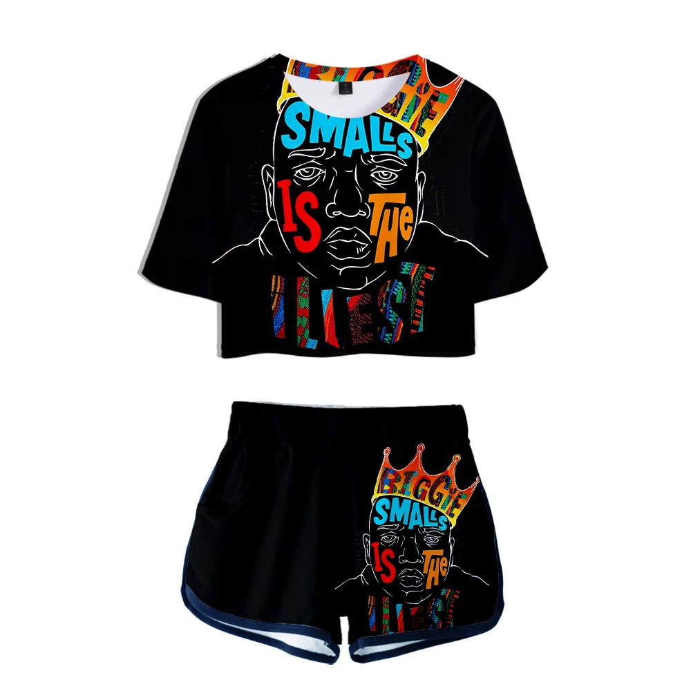 Известный B. I. G. Комплект из 2 предметов Biggie Smalls комплект одежды в стиле хип-хоп с