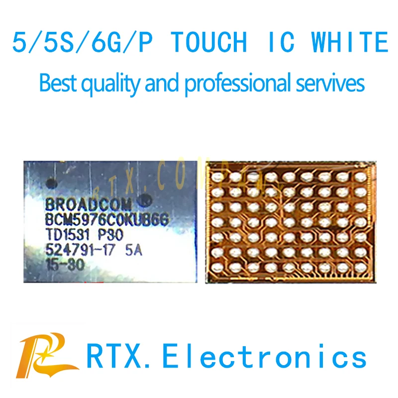 BCM5976C1KUB6G U2401 U12 для IPhone 5 5c 5S 6 6Plus 6P контроллер экрана чип драйвера BCM5967 белый с