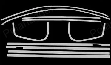Стайлинг автомобиля оконная отделка декоративные полосы автомобильные Внешние