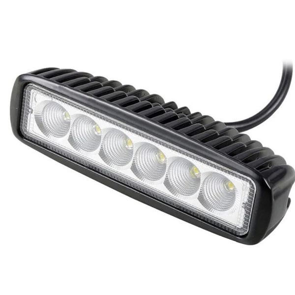 FLOOD BEAM 6-дюймовый светодиодный рабочий светильник 9-30 в ДРЛ универсальные для автомобиля мотоцикла Грузовик внедорожник прицеп ATV 4X4 LED вспомогательный Экстра Предупреждение индикатор противотуманных фар - Цвет: FLOOD BEAM