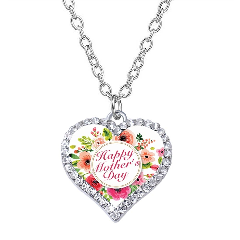 Изысканный Счастливый День матери цветочный узор наклейка для мам Подарок