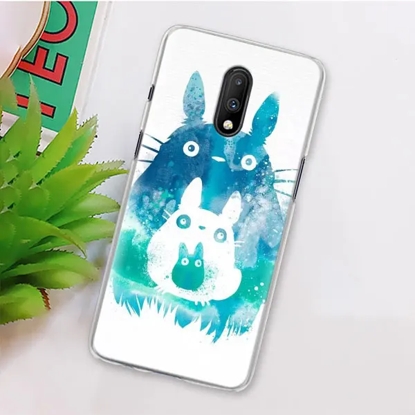 Totoro Унесенные призраками Ghibli Miyazaki чехол для телефона для Oneplus 7 7T Pro 6 5T 6T Твердый чехол для Oneplus 7 7T Pro Чехол - Цвет: 12