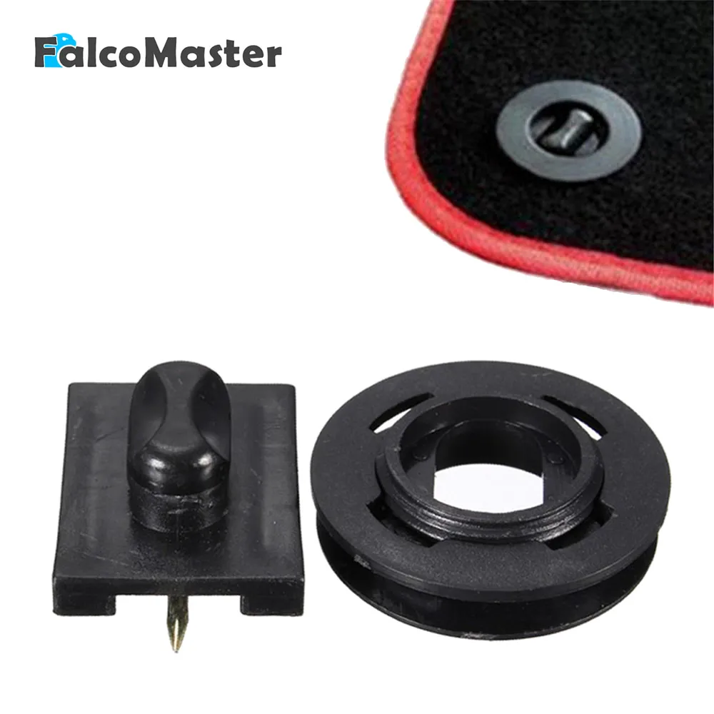 Автомобильные зажимы для ковров фиксирующие черные напольные держатели рукава