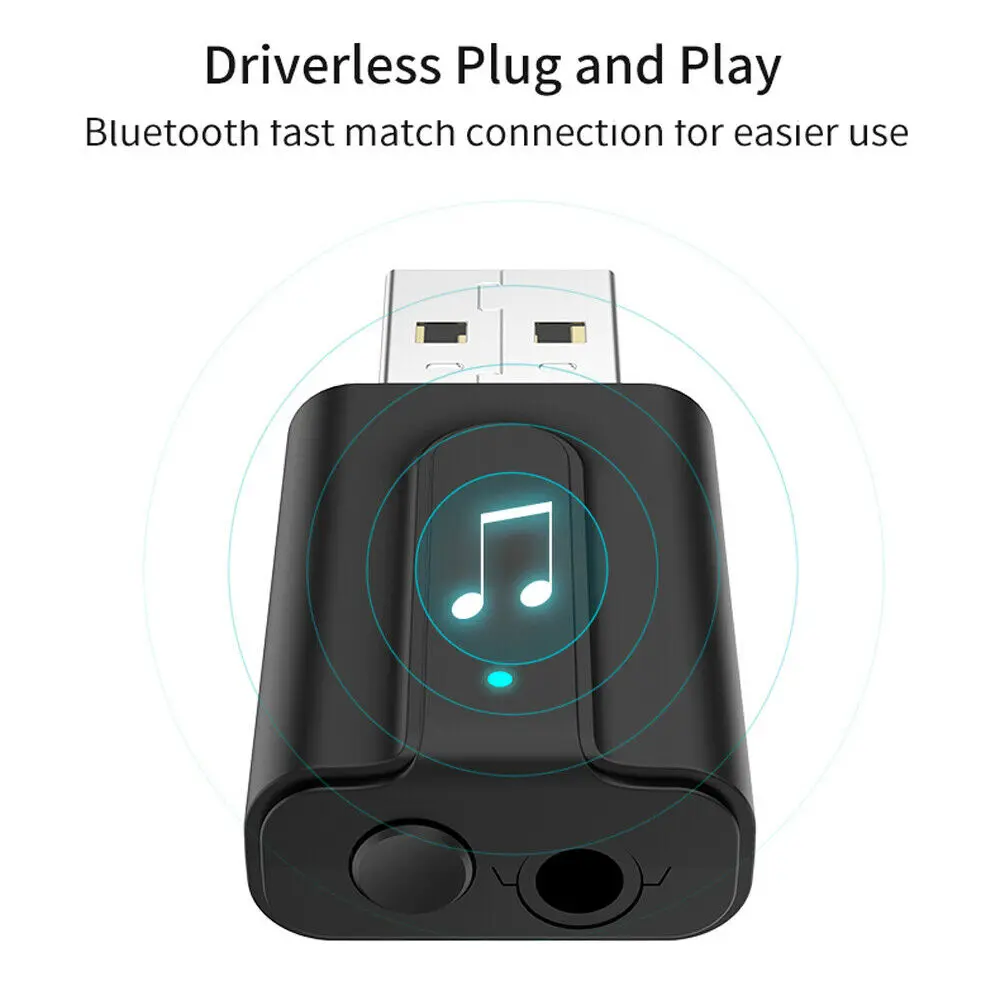 2 в 1 Bluetooth адаптер USB 5 0 передатчик приемник ТВ компьютер беспроводной аудио 3 мм