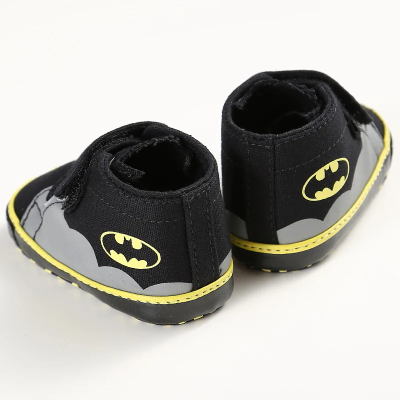 ROMIRUS Newborn Baby Shoes Infant Toddler Cartoon Batman Fashion Lace-Up Girl Boy Kids First Walkers Soft Sole Sneakers |