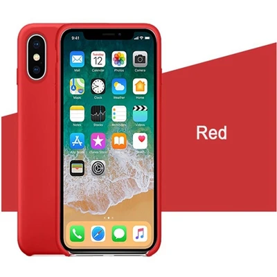 Красный Arvin силиконовый чехол для iphone 6/6 S/5/SE7/8 Plus X/Xs/XR/Xs/Max iphone 7 plus чехол для телефона popsocket для мобильных телефонов - Цвет: Красный