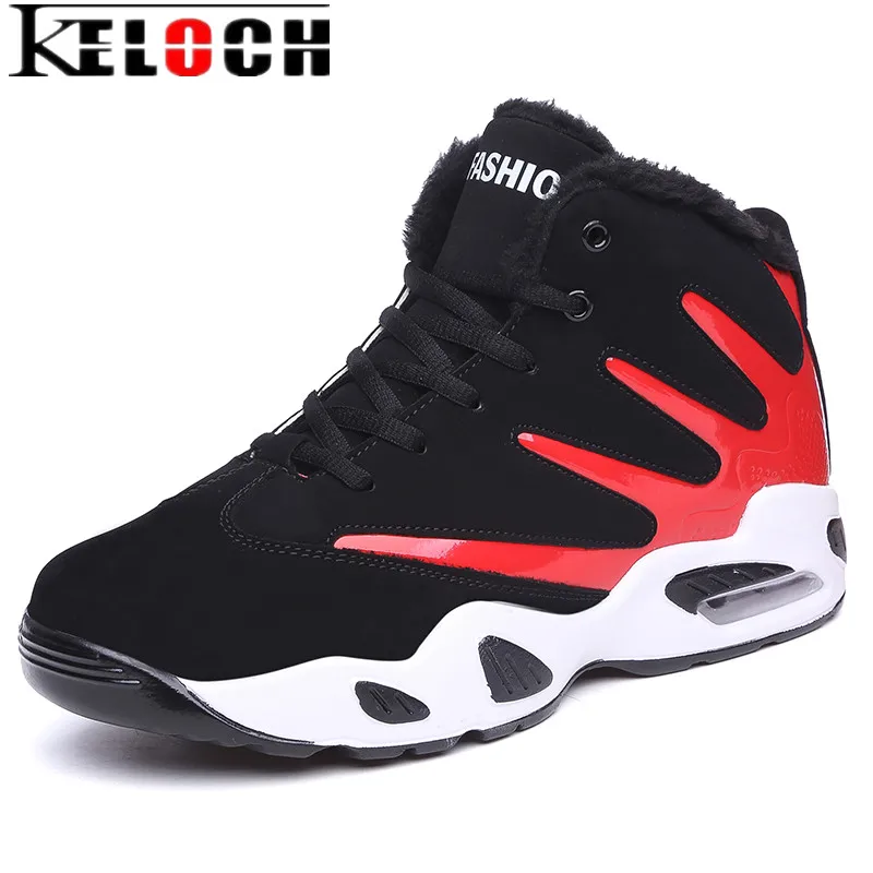 Keloch/Мужская баскетбольная обувь уличная плюшевая теплая зимняя Баскетбольная