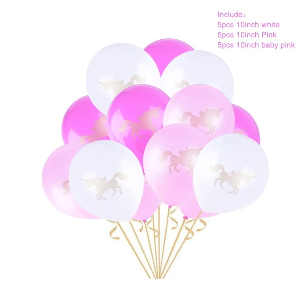 Unicorn balloons Набор из 12 шт. вечерние обертки для кексов с единорогом радужные вечерние украшения для вечеринки в честь Дня Рождения - Цвет: Unicorn balloons