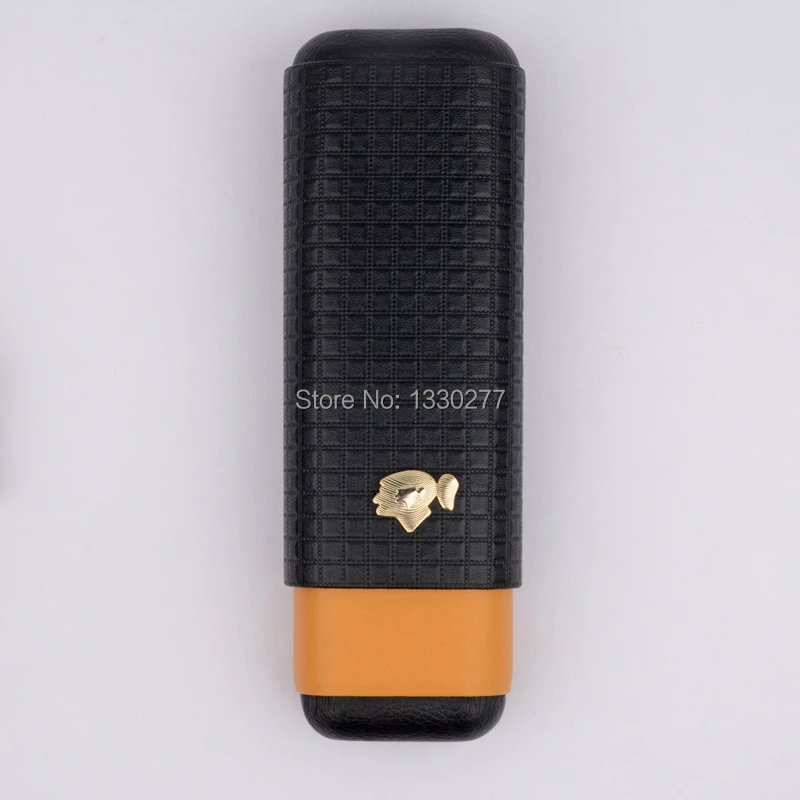 Портсигар COHIBA из кедрового дерева дорожный Портативный кожаный портсигар с