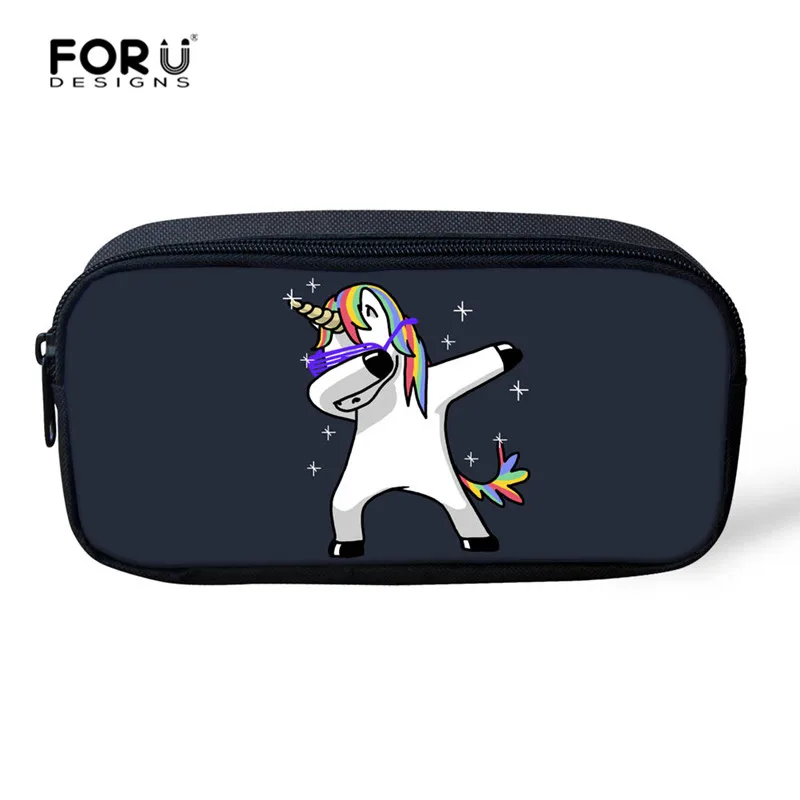 FORUDESIGNS/комплект школьных сумок для девочек и мальчиков, детский школьный рюкзак с единорогом для детей, студенческий рюкзак, школьный детский пенал для карандашей, Mochila - Цвет: Z3128K