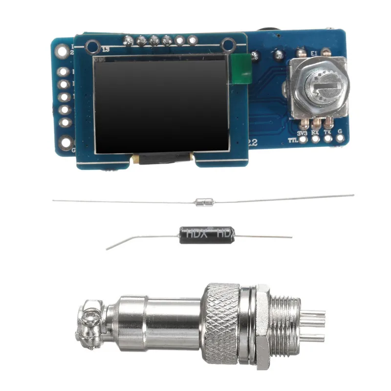 T12 температура STC Oled плата контроллера Электрический паяльник для HAKKO T12 Цифровой паяльник станция 23x58 мм