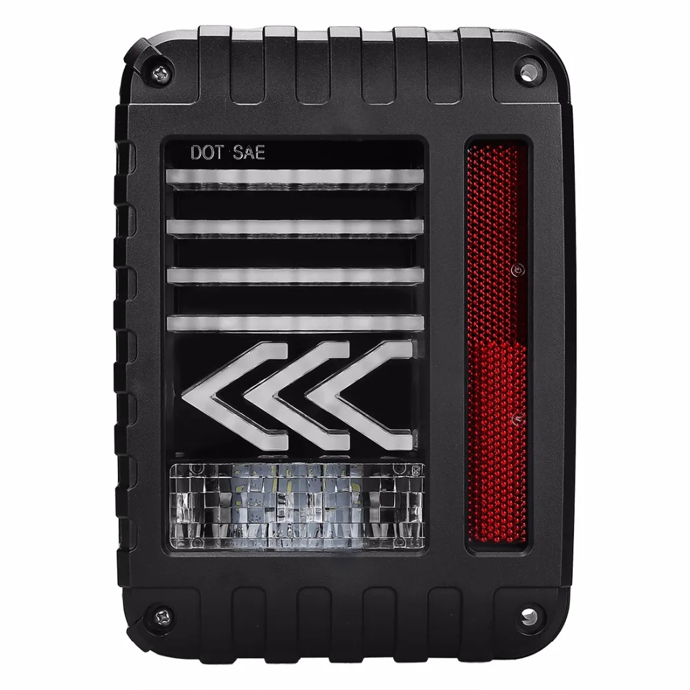 Красная точка зрения для Jeep светодиодный задние фонари с обратным Brake стрелки