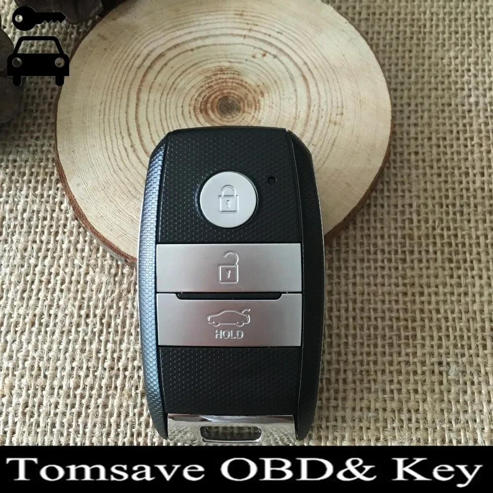 Автомобильный Дистанционный ключ с 3 кнопками FOB 433 МГц чипом ID46 PCF7952 для Kia K5 Rio Sorento