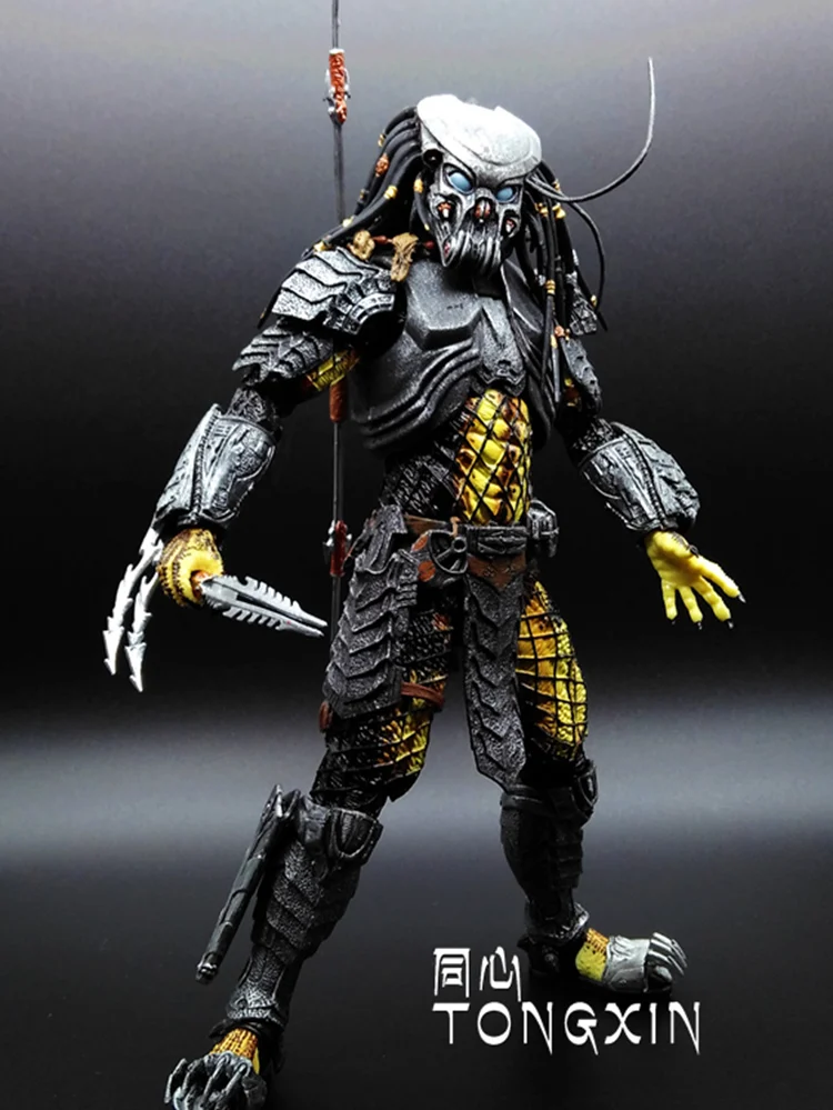 NECA AVP Aliens vs. Predator серия Young Blood/Elder Predator Охотник на змею фигурка игрушки 18 см