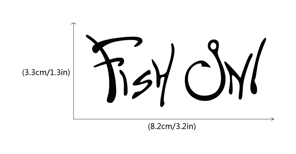 Creative FISH ON Vinyl Light Switch Sticker Fashion Fishing Wall Decal for Bedroom Home Decor SW0313 | Дом и сад