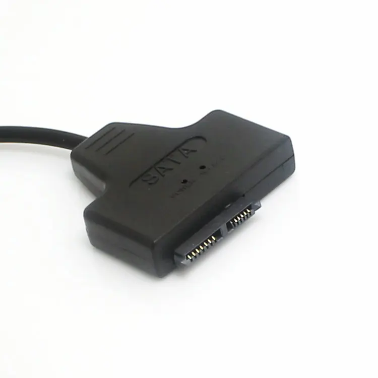 Тонкий адаптер конвертер SATA с USB 2 0 на 7 + 6 Pin кабель для синхронизации данных