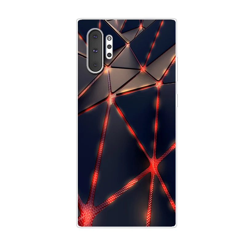 Чехол для Samsung Galaxy Note 10 Pro модный силиконовый мягкий чехол из ТПУ Note10 Lite Plus чехлы