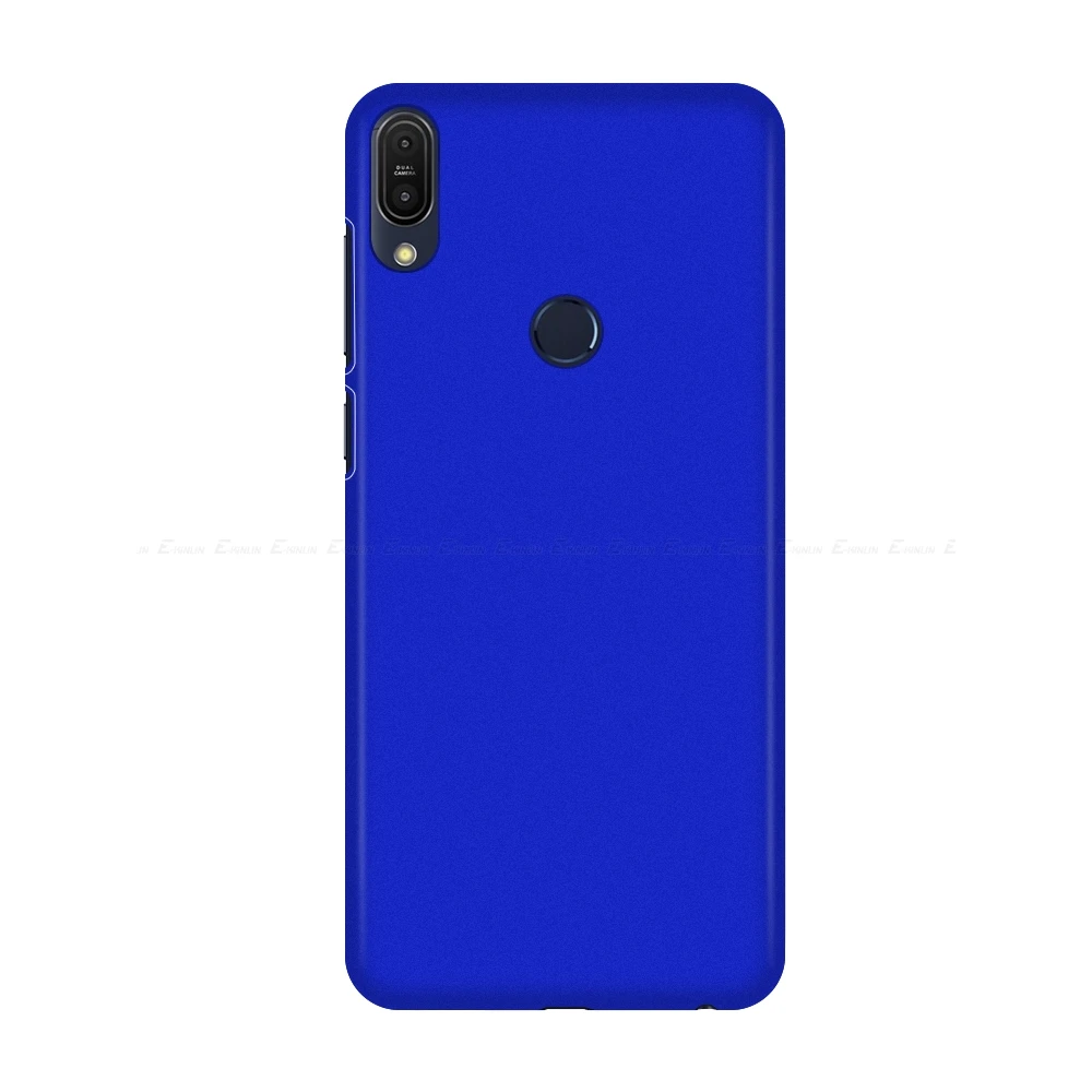 Темно-синий Ультратонкий матовый жесткий чехол для телефона Asus ZenFone Max Pro Plus M2 M1 ZB631KL ZB633KL ZB602KL ZB570TL - Цвет: Темно-синий