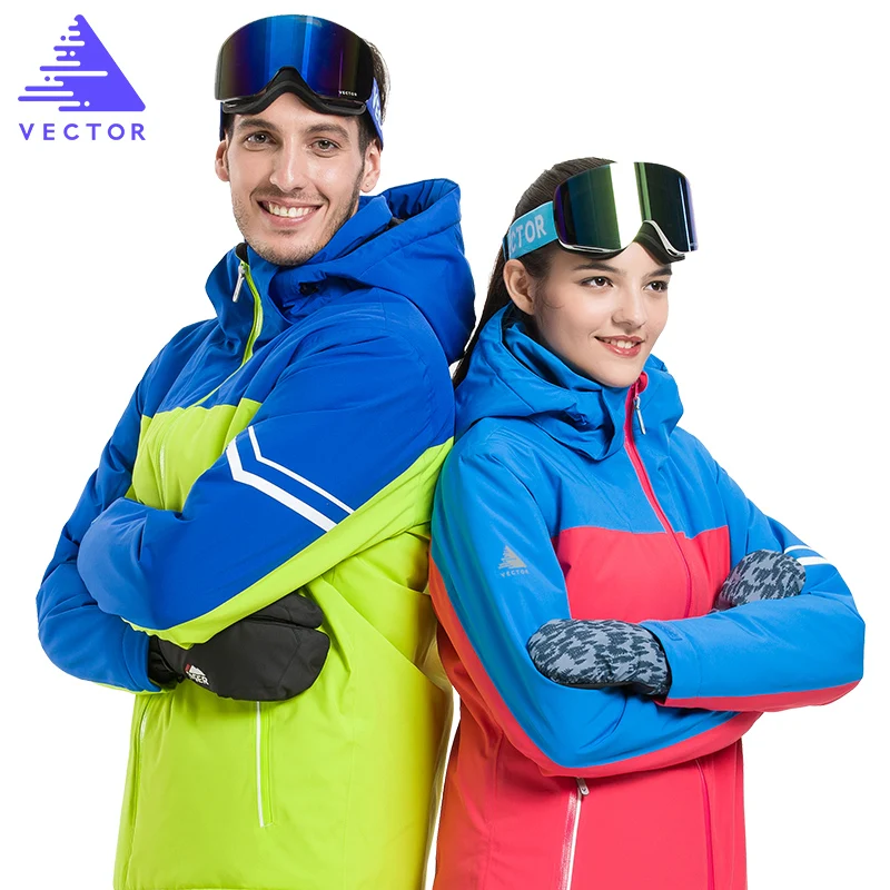 Лыжная куртка Экстра толстая синтетическая теплая с капюшоном для зимнего