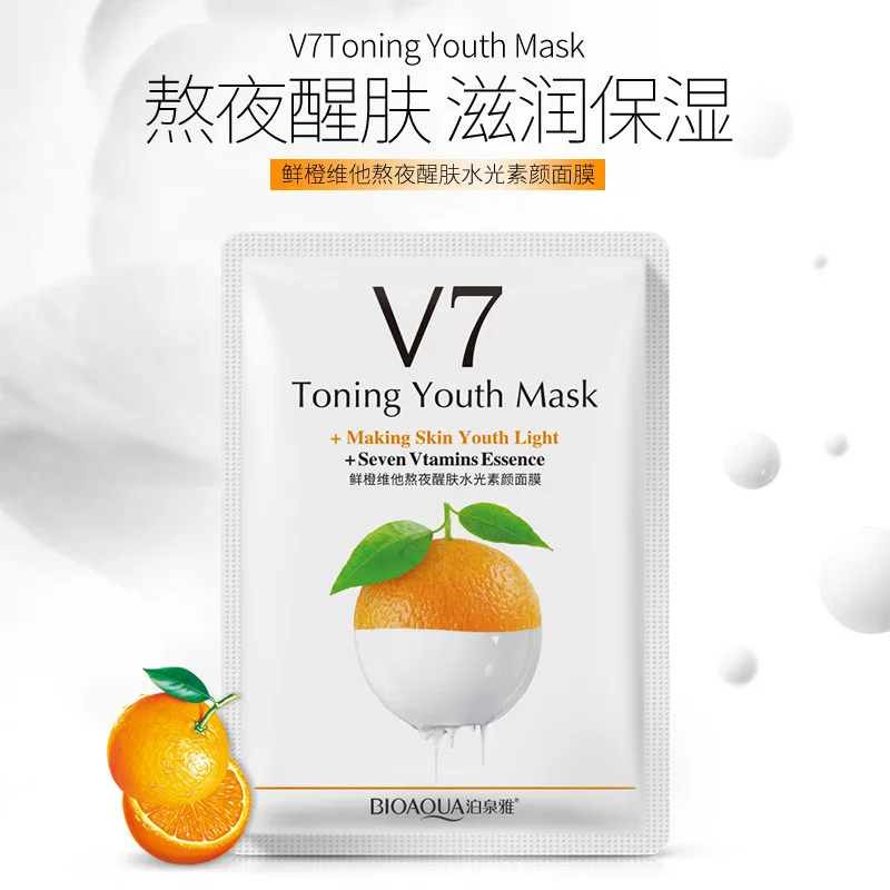 Увлажняющая маска для лица BIOAQUA Fruit V7 увлажняющая питательная ухода за кожей |