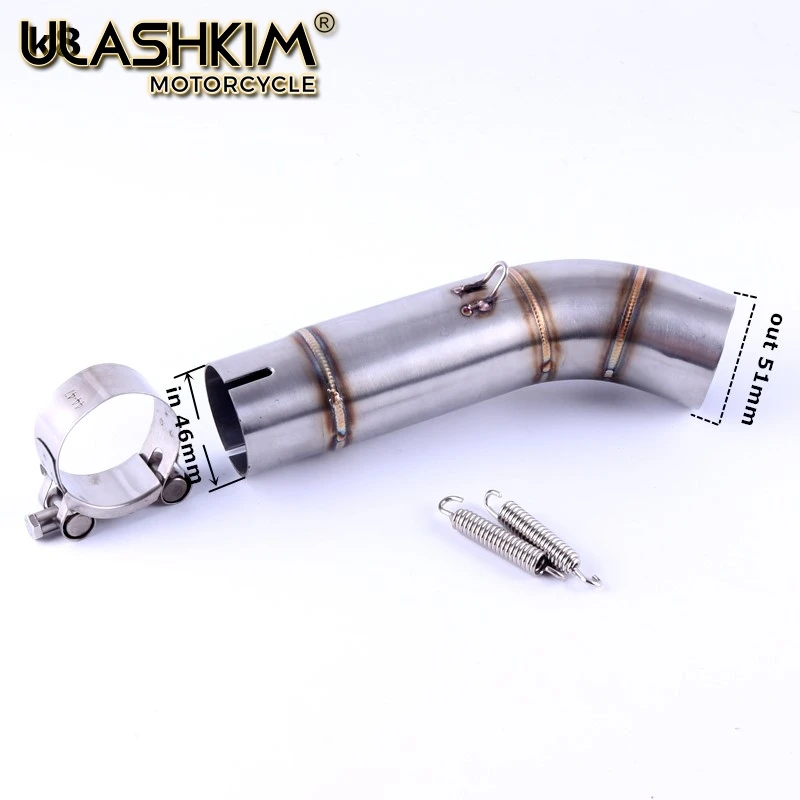 K7 K8 GSXR 600 750 GSXR700 GSXR750 глушитель для мотоцикла среднего соединения труба без шнуровки для Suzuki GSX R600 R700 R750 K7 - Цвет: K8