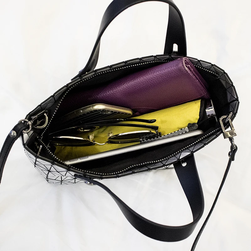 Challen 2017 Горячей Продажи Женщин Pearl Лазерная Сумка Женская Решетке Алмаза