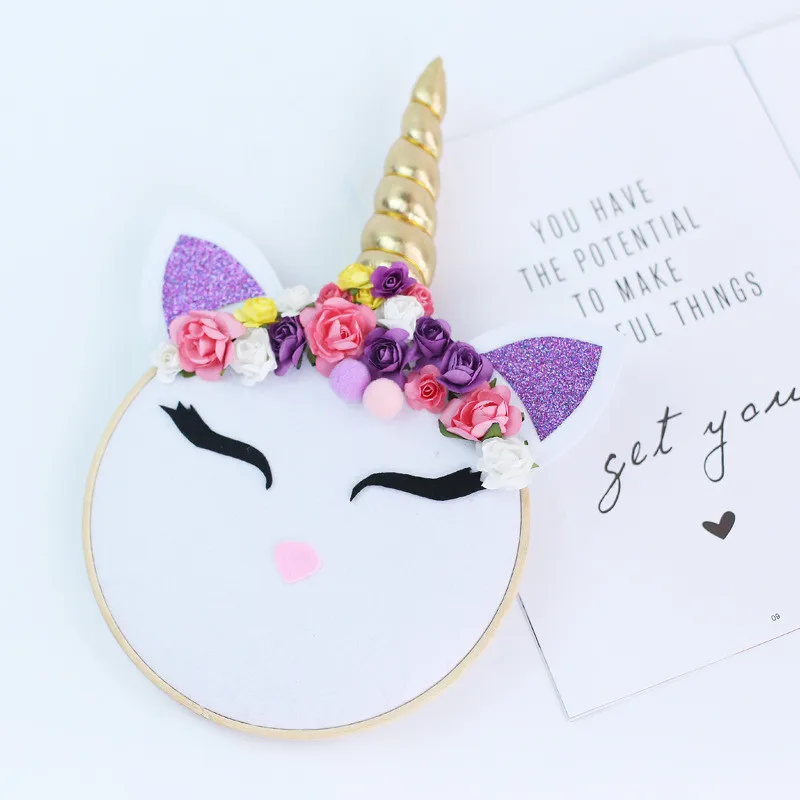 Style 1 Милый Единорог DIY Домашний Детский кулон коляска фото клип вечерние украшения подарок на день Святого Валентина - Цвет: Style 1