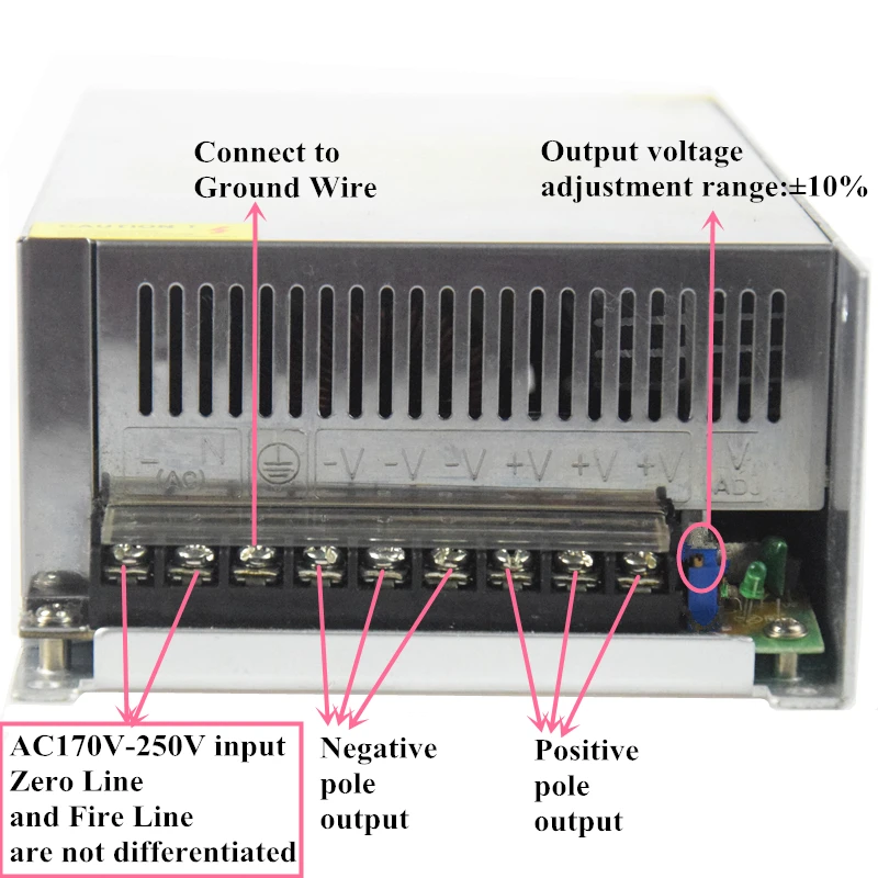 AIFENG 800 Вт импульсный источник питания трансформатор AC170V 250V к DC 12 В 24 в 48