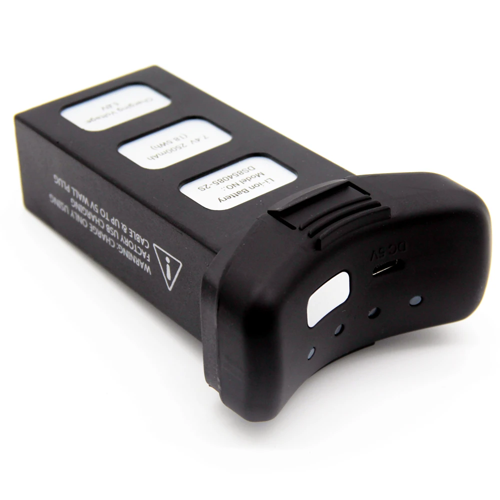 

Original battery 7.4V 2500mAh Lipo Battery for S70W S70 HS100 RC Dorne Quadcopter with 5 in 1 Charger For S70W S70 HS100